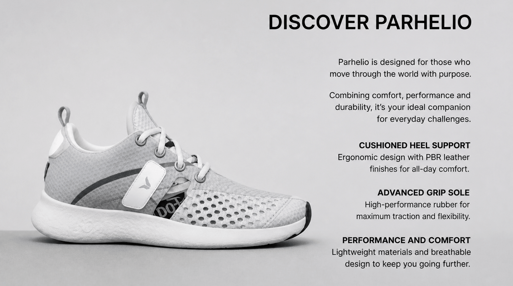 static content for parhelio (imagen shoe)